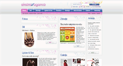 Desktop Screenshot of ekstravaganca.com